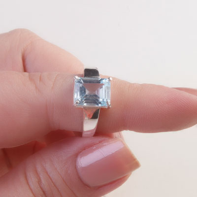 Anel de Prata com Topázio - 66867