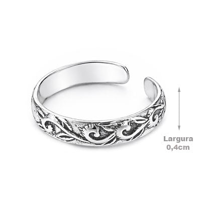 Anel de Prata Dedo do Pé/Falange - 66892