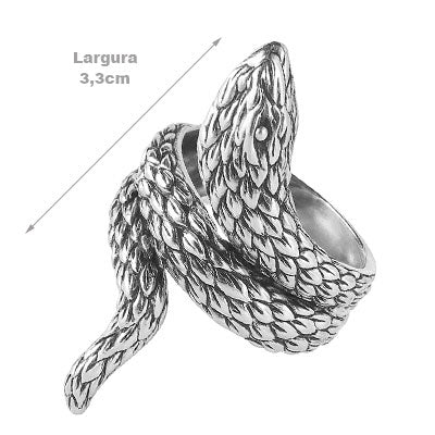 Anel de Prata Serpente/Cobra - 66900