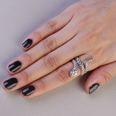 Anel de Prata Serpente/Cobra - 66900