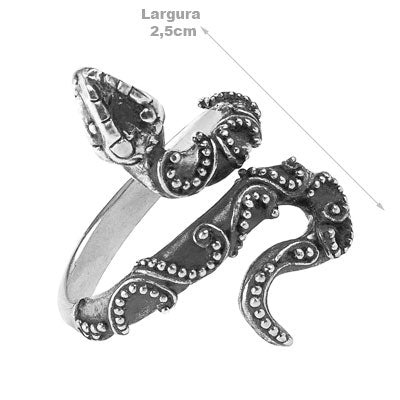 Anel de Prata Serpente/Cobra - 66902 - soprata