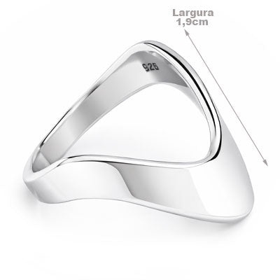 Anel de Prata Liso - 66909