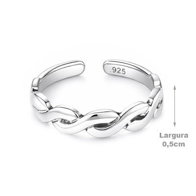 Anel de Prata Dedo do Pé/Falange - 66929