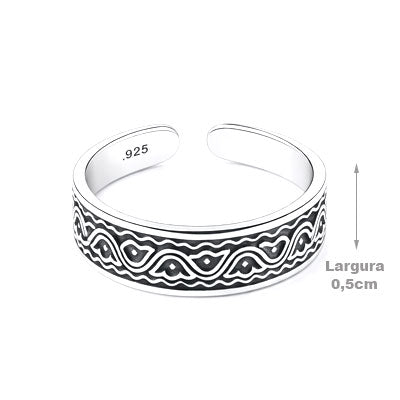 Anel de Prata Dedo de Pé/Falange - 66931