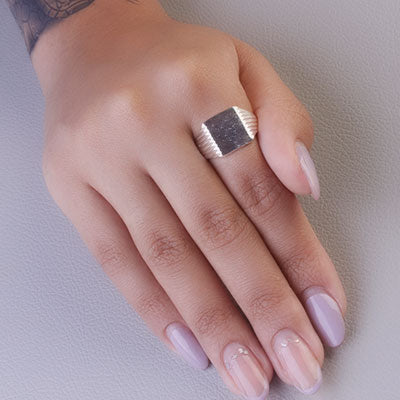 Anel de Prata Liso - 66940