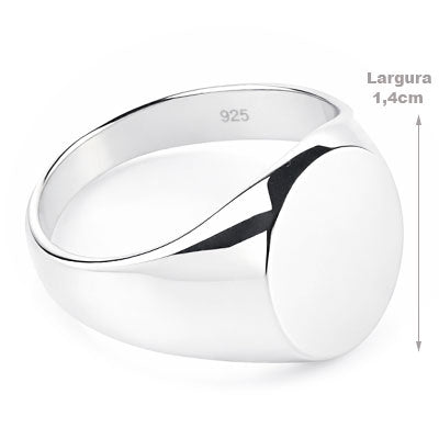Anel de Prata Liso - 66942
