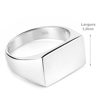 Anel de Prata Liso - 66944