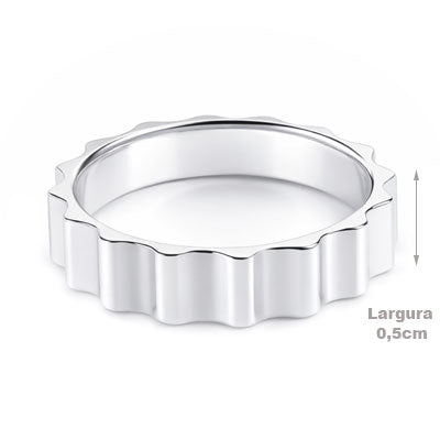 Anel de Prata Trabalhado - 66948