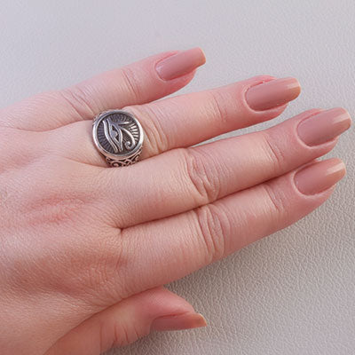 Anel de Prata Olho de Hórus - 66958