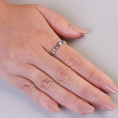 Anel de Prata Caveira - 66959