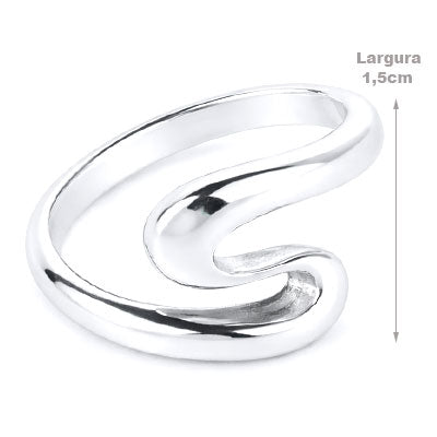 Anel de Prata Liso - 66960