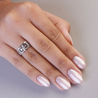 Anel de Prata Coruja - 66965