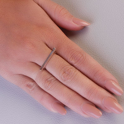 Anel de Prata Liso - 66967