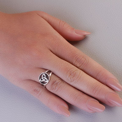 Anel de Prata Triquetra - 66971