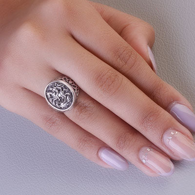 Anel de Prata São Jorge - 66974