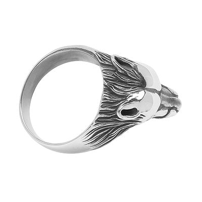 Anel de Prata Lobo - 66975