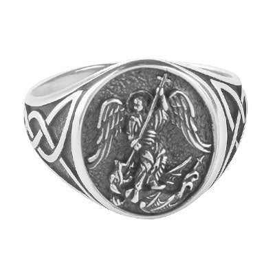 Anel de Prata São Miguel - 66977