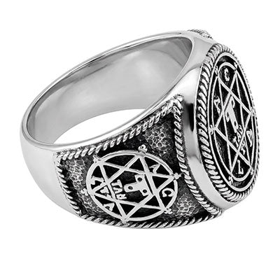 Anel de Prata Estrela de Davi - 66979