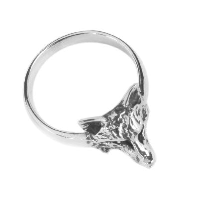 Anel de Prata Lobo - 66980