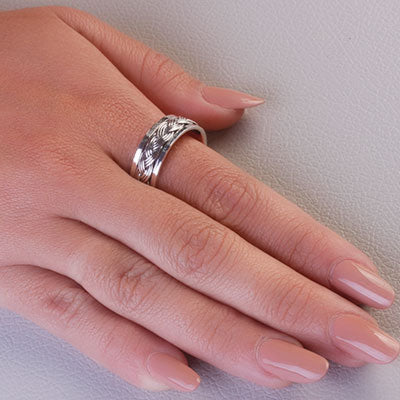 Anel de Prata Bali - 66984