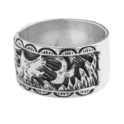 Anel de Prata Sol - 66987