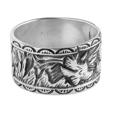 Anel de Prata Sol - 66987