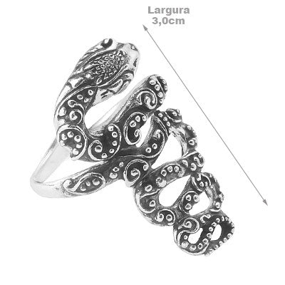 Anel de Prata Serpente/Cobra - 67000
