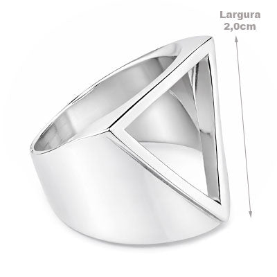 Anel de Prata Liso - 67001