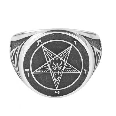 Anel de Prata Pentagrama - 67020
