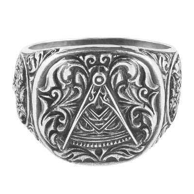 Anel de Prata Maçom - 67022