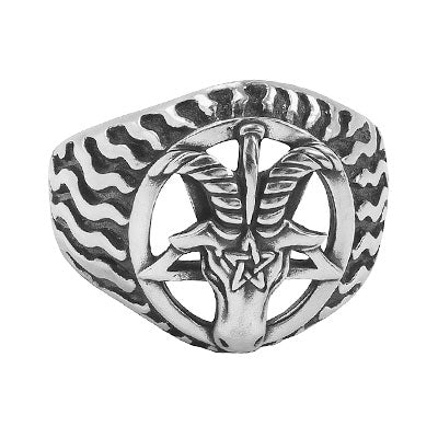 Anel de Prata Baphomet - 67030