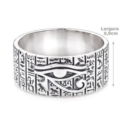 Anel de Prata Olho de Hórus - 67044