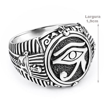 Anel de Prata Olho de Hórus - 67050