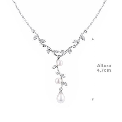 Gargantilha de Prata com Pedras - 67108