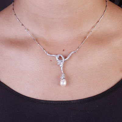 Gargantilha de Prata com Pedras - 67109