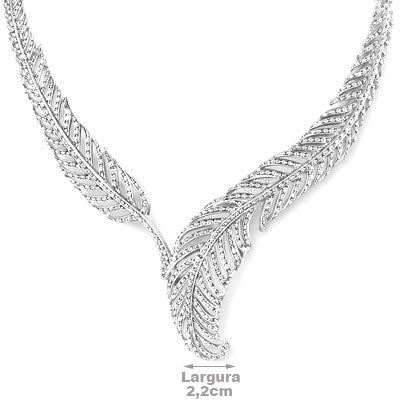 Gargantilha de Prata com Marcassitas - 67144