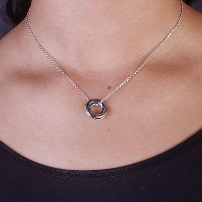 Gargantilha de Prata com Zircônia - 67165