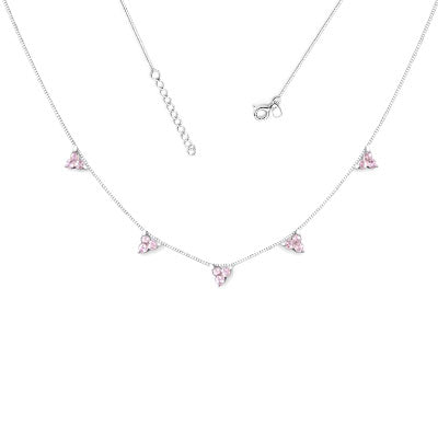 Gargantilha de Prata com Zircônia - 67223