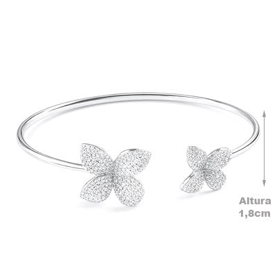 Bracelete de Prata com Zircônia - 67232