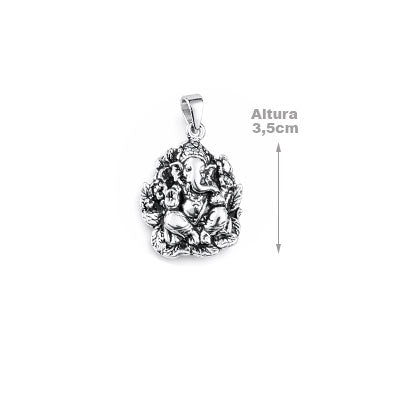 Pingente de Prata Ganesha - 67252
