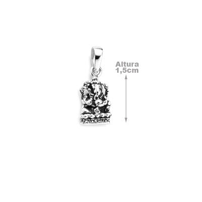 Pingente de Prata Ganesha - 67257