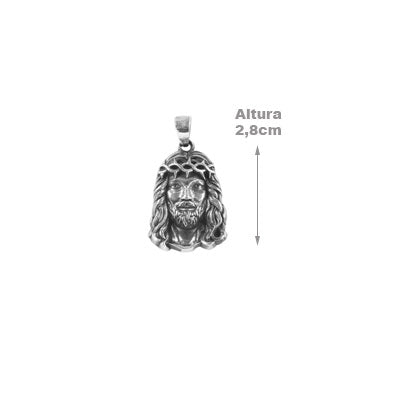 Pingente de Prata Jesus Cristo - 67286