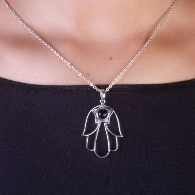 Pingente de Prata Hamsa - 67322