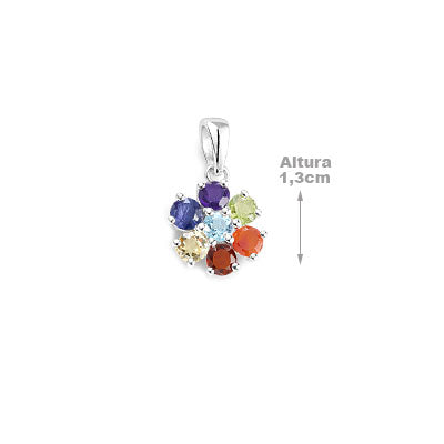Pingente de Prata Flor - 67400