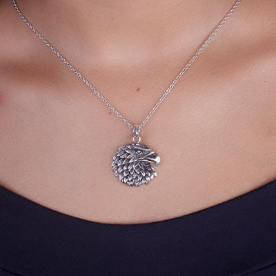 Pingente de Prata Águia - 67439