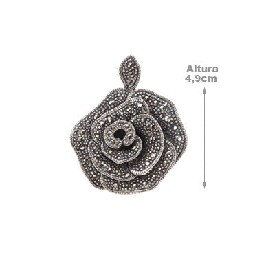 Pingente de Prata Flor - 67445