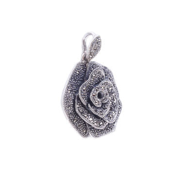 Pingente de Prata Flor - 67445