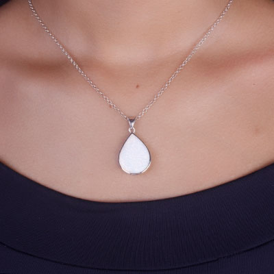 Pingente de Prata com Opala - 67458