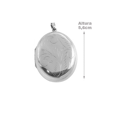 Pingente de Prata Relicário - 67462