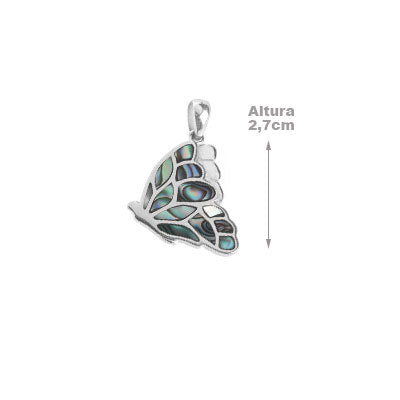 Pingente de Prata Borboleta - 67472